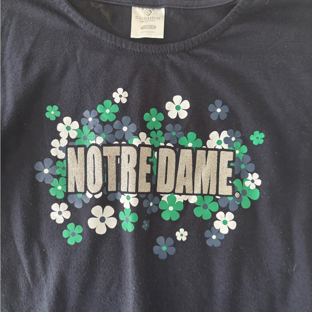 Colosseum Navy Notre Dame Kids Shirt